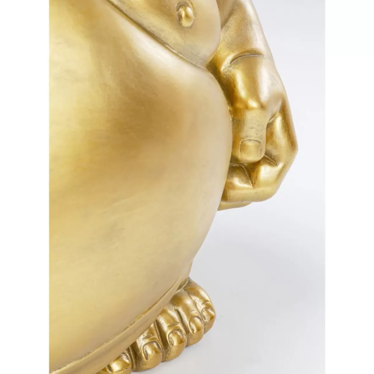Tische-KARE Design Beistelltisch Monk Gold O54Cm