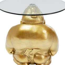 Tische-KARE Design Beistelltisch Monk Gold O54Cm