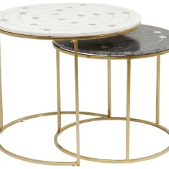 Tische-KARE Design Beistelltisch Mystic Round Klein (2/Set) O61Cm