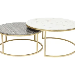 Tische-KARE Design Beistelltisch Mystic Round (2/Set) O90Cm