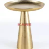 Tische-KARE Design Beistelltisch Plateau Uno Messing O45Cm
