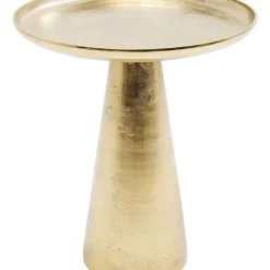 Tische-KARE Design Beistelltisch Plateau Uno Messing O45Cm