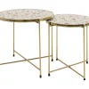 Tische-KARE Design Beistelltisch Priya Weis (2/Set)
