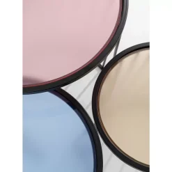 Tische-KARE Design Beistelltisch Rainbow (3/Set)