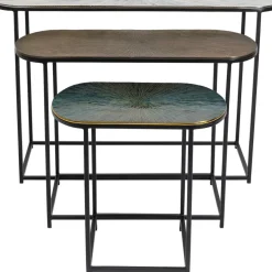 Tische-KARE Design Beistelltisch Ray Oval (3/Set)