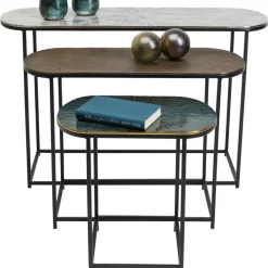Tische-KARE Design Beistelltisch Ray Oval (3/Set)