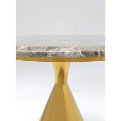Tische-KARE Design Beistelltisch Rita Gold O50Cm