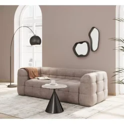 Tische-KARE Design Beistelltisch Rita Schwarz O50Cm
