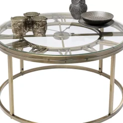 Tische-KARE Design Beistelltisch Roman Brass O76Cm