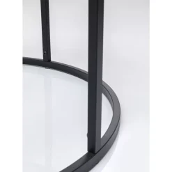 Tische-KARE Design Beistelltisch Roman Schwarz O76Cm