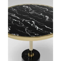 Tische-KARE Design Beistelltisch San Remo Base Schwarz O46Cm