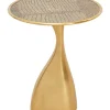 Tische-KARE Design Beistelltisch Spacey Gold O36Cm