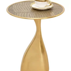Tische-KARE Design Beistelltisch Spacey Gold O36Cm