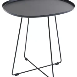 Outdoormöbel-KARE Design Beistelltisch Turin Schwarz