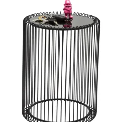 Tische-KARE Design Beistelltisch Wire Schwarz (2/Set) O44Cm