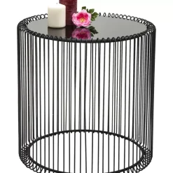 Tische-KARE Design Beistelltisch Wire Schwarz (2/Set) O44Cm