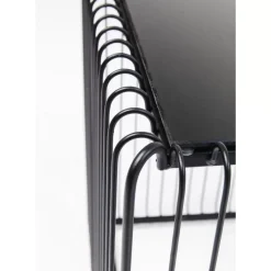 Tische-KARE Design Beistelltisch Wire Square Schwarz (2/Set) 45X45Cm