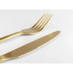 Geschirr & Tischaccessoires-KARE Design Besteck Gloria Matt Gold (16-Tlg.)