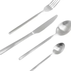 Geschirr & Tischaccessoires-KARE Design Besteck Gloria Matt Silber (16-Tlg.)