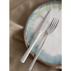 Geschirr & Tischaccessoires-KARE Design Besteck Gloria Matt Silber (16-Tlg.)