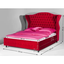 Betten-KARE Design Bett City Spirit Graphit 180X200Cm
