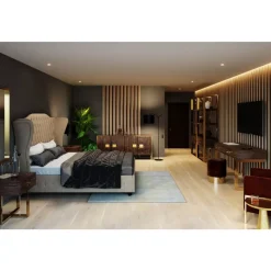 Betten-KARE Design Bett City Spirit Linen Natural 180X200Cm