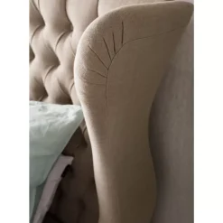 Betten-KARE Design Bett City Spirit Linen Natural 180X200Cm
