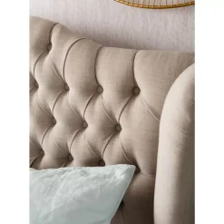 Betten-KARE Design Bett City Spirit Linen Natural 160X200Cm