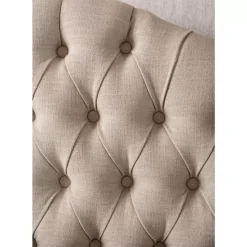 Betten-KARE Design Bett City Spirit Linen Natural 160X200Cm