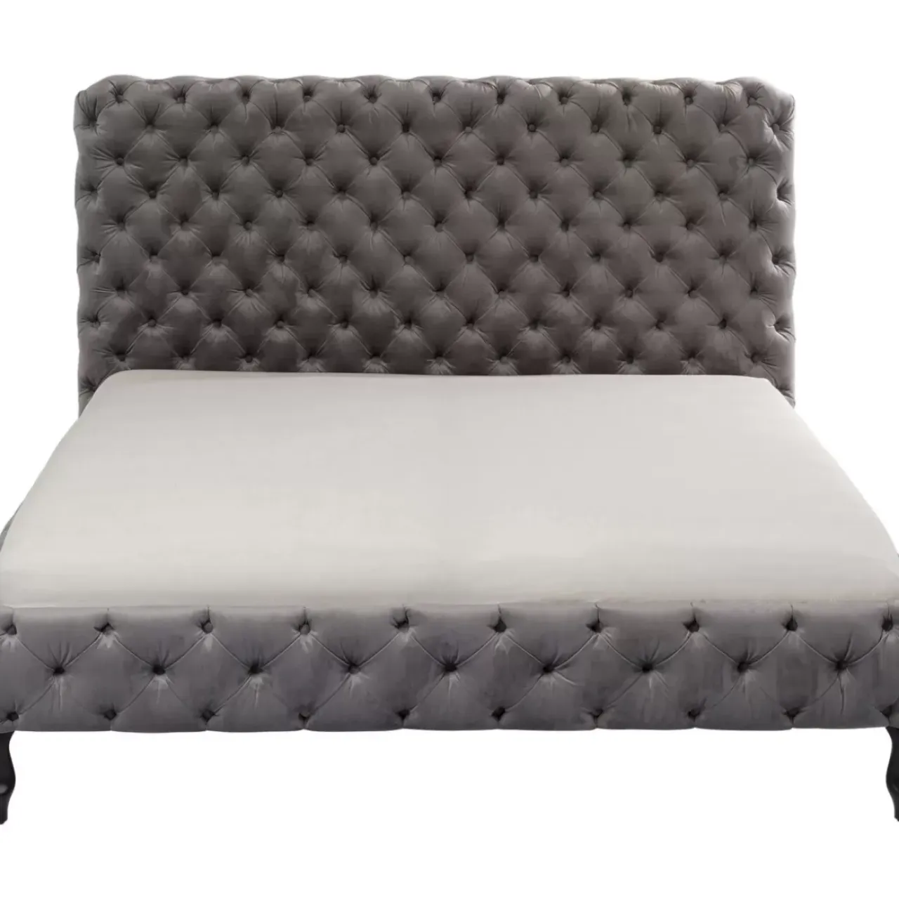 Betten-KARE Design Bett Desire Hoch Silbergrau 160X200 Cm