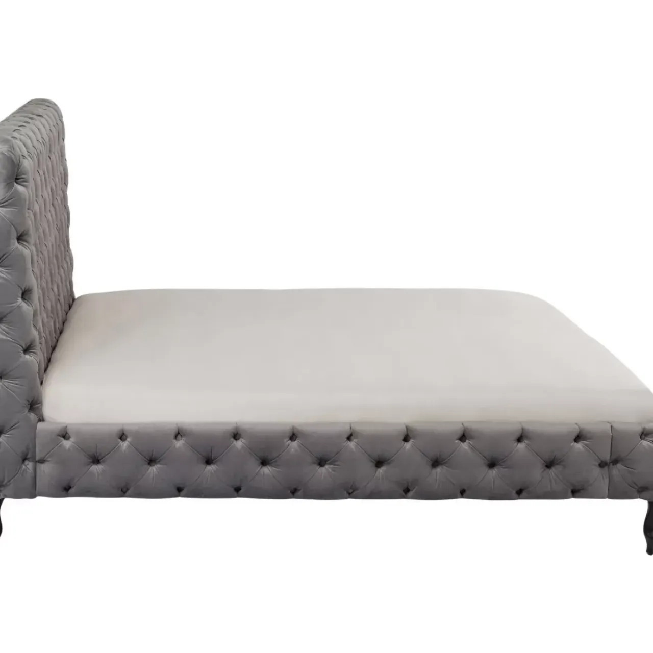 Betten-KARE Design Bett Desire Hoch Silbergrau 160X200 Cm