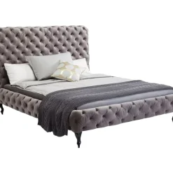 Betten-KARE Design Bett Desire Hoch Silbergrau 180X200 Cm