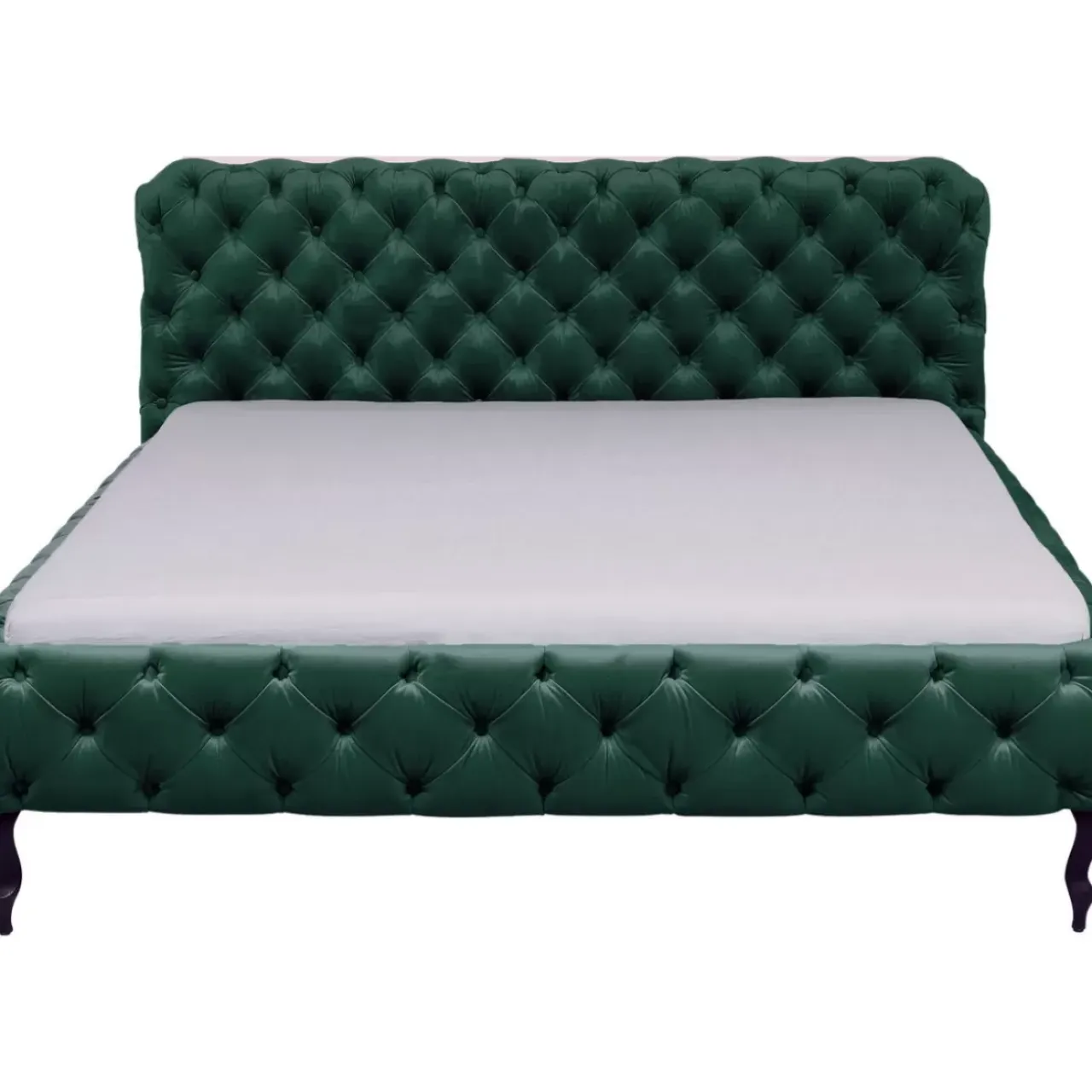 Betten-KARE Design Bett Desire Velvet Grun 180X200Cm