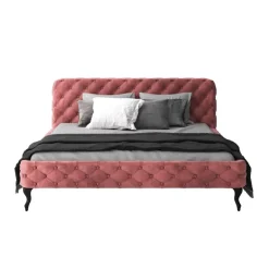 Betten-KARE Design Bett Desire Velvet Rose 160X200Cm