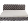 Betten-KARE Design Bett Desire Velvet Silbergrau 160X200 Cm