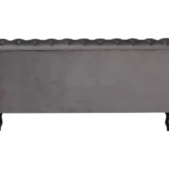 Betten-KARE Design Bett Desire Velvet Silbergrau 160X200 Cm