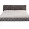 Betten-KARE Design Bett Desire Velvet Silbergrau 180X200 Cm
