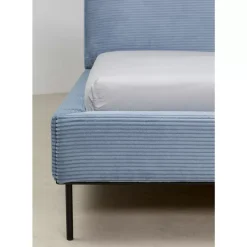Betten-KARE Design Bett East Side Cord Blau 180X200Cm