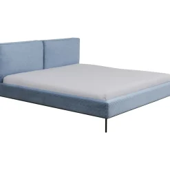 Betten-KARE Design Bett East Side Cord Blau 160X200Cm