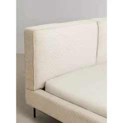 Betten-KARE Design Bett East Side Cord Creme 160X200Cm