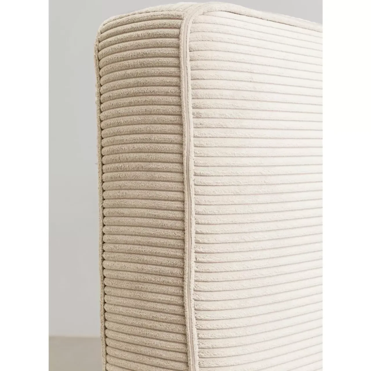 Betten-KARE Design Bett East Side Cord Creme 160X200Cm
