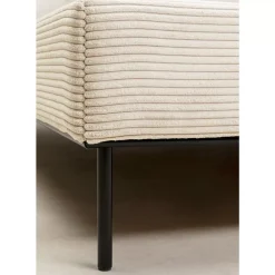 Betten-KARE Design Bett East Side Cord Creme 160X200Cm