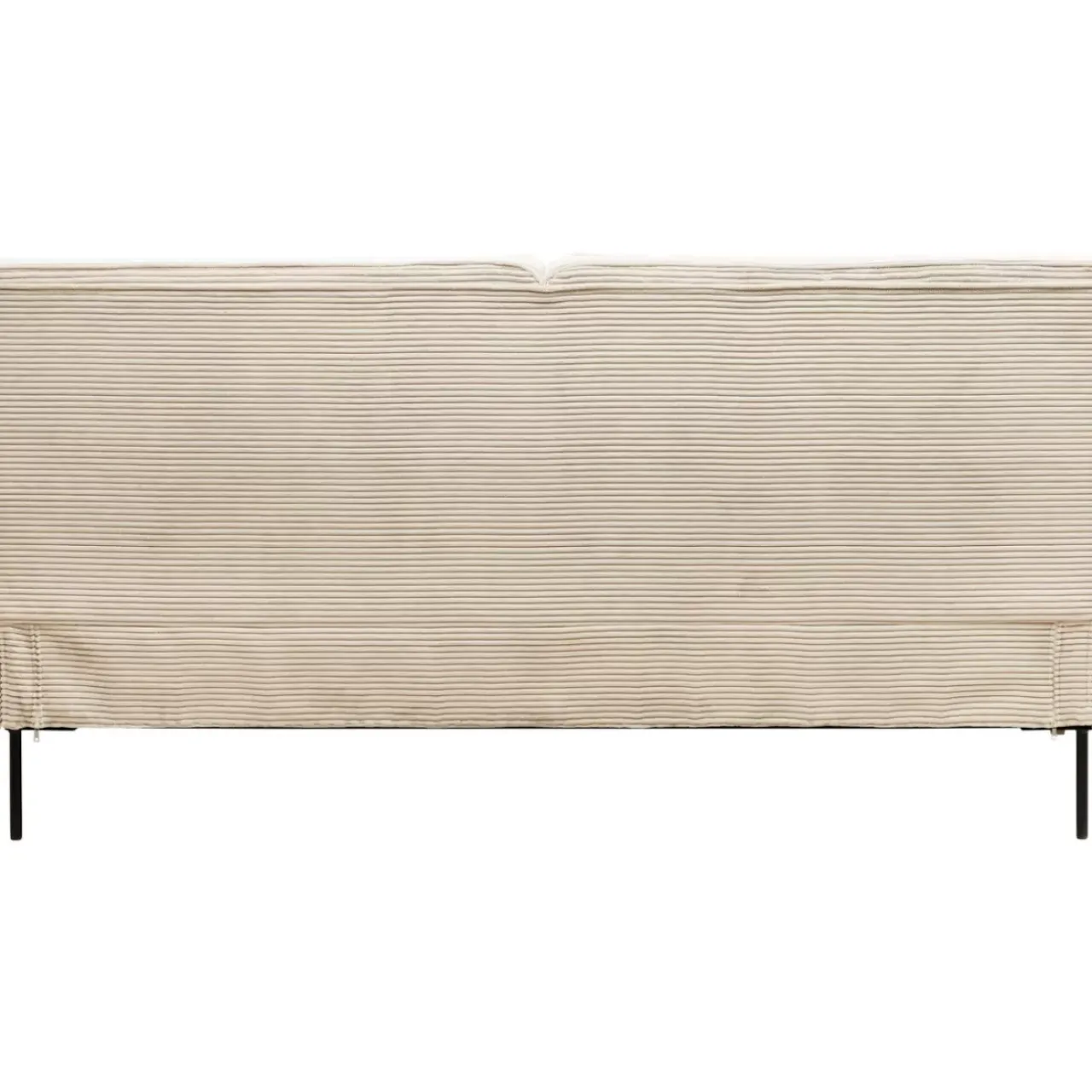 Betten-KARE Design Bett East Side Cord Creme 160X200Cm
