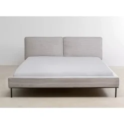 Betten-KARE Design Bett East Side Cord Grau 180X200Cm
