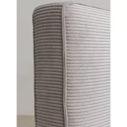 Betten-KARE Design Bett East Side Cord Grau 180X200Cm