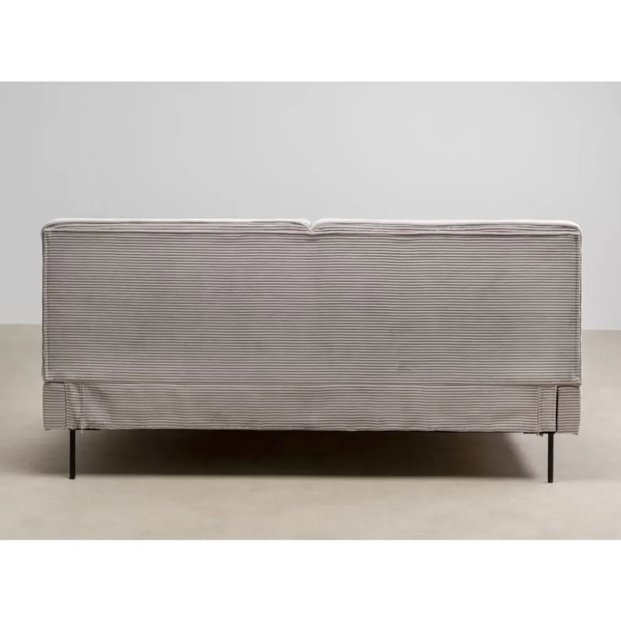 Betten-KARE Design Bett East Side Cord Grau 180X200Cm