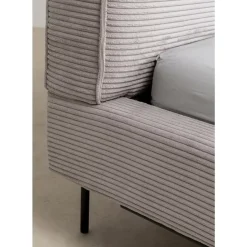 Betten-KARE Design Bett East Side Cord Grau 160X200Cm