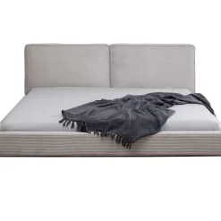 Betten-KARE Design Bett East Side Cord Grau 160X200Cm