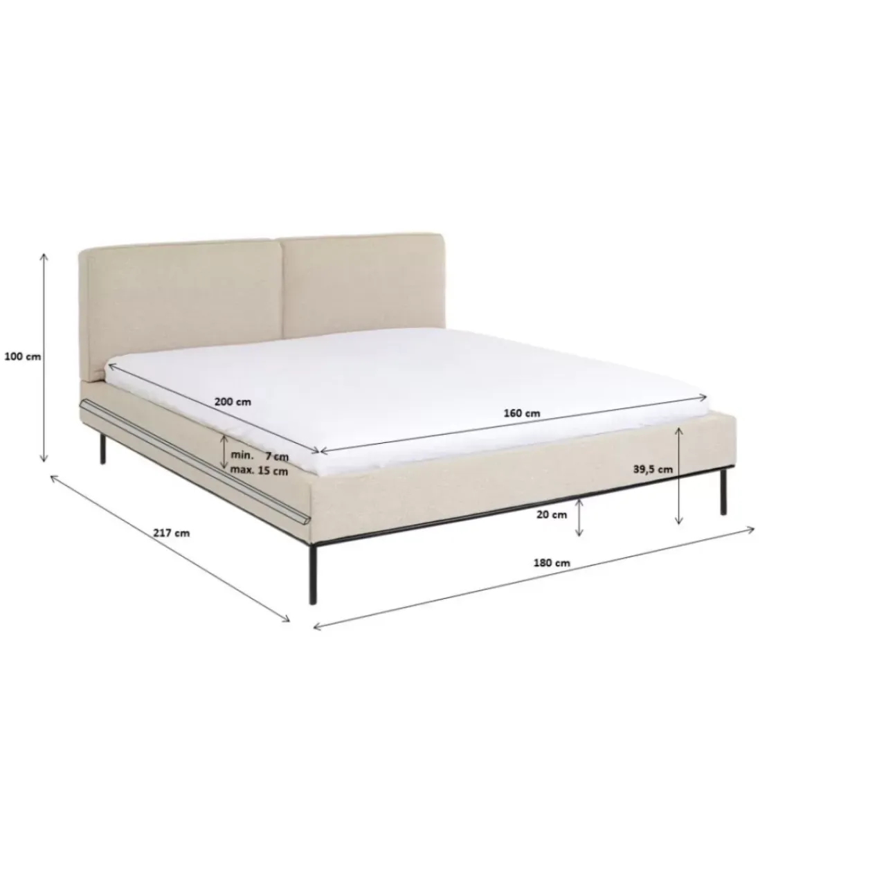 Betten-KARE Design Bett East Side 160X200Cm
