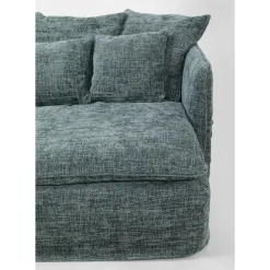 Sofas & Couches-KARE Design Bigsofa Boheme Blaugrun 230Cm